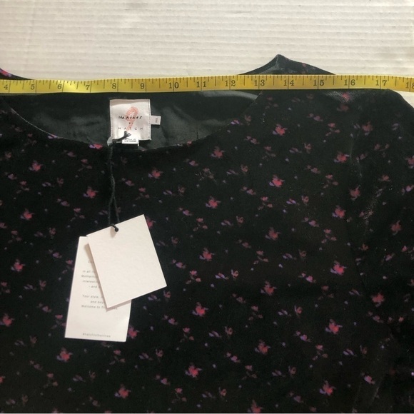 The Nines by HATCH™ Long Sleeve Velvet Swing Maternity Dress Size XXL - Picture 14 of 16